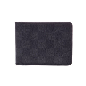 Louis Vuitton Graphite Black Portefeuille Wallet Multiple